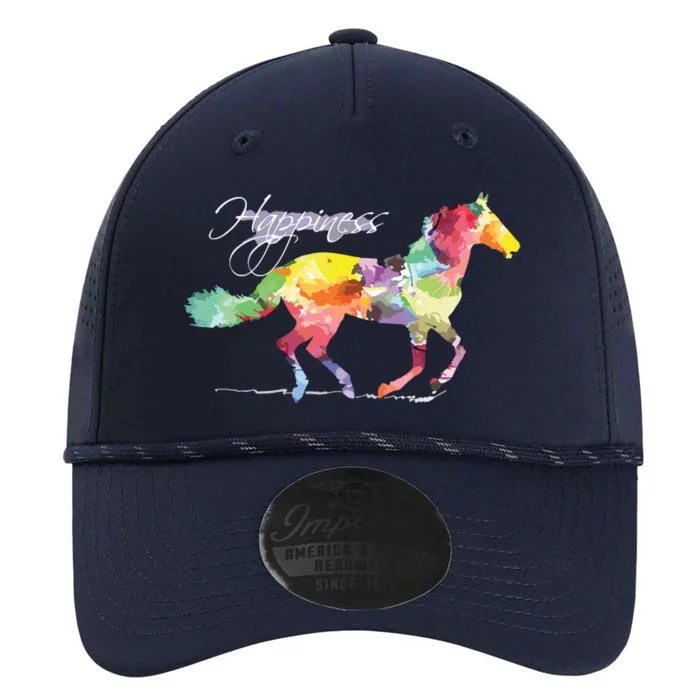 Horse Happiness Horse Lover Equestrian Design Performance The Dyno Cap