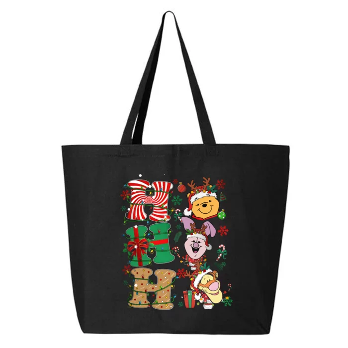 Ho Ho Ho Pooh Tigger Piglet Christmas 25L Jumbo Tote