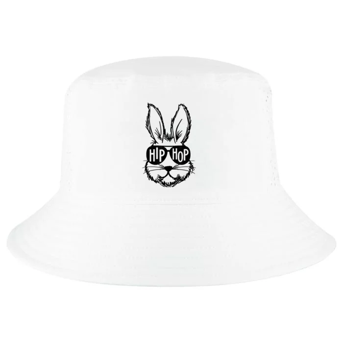 Hip Hop Happy Easter Bunny Face With Sunglasses Cool Comfort Performance Bucket Hat