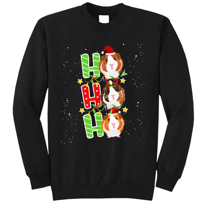 Ho Ho Ho Xmas Cavy Clothes Stuff Gift Christmas Guinea Pig Tall Sweatshirt