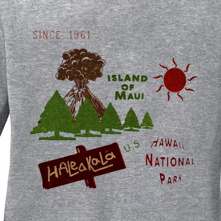 Haleakalā Hawaii Ladies Long Sleeve Shirt