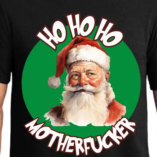 Ho Ho Ho Motherfucker Funny Christmas Party Pajama Set