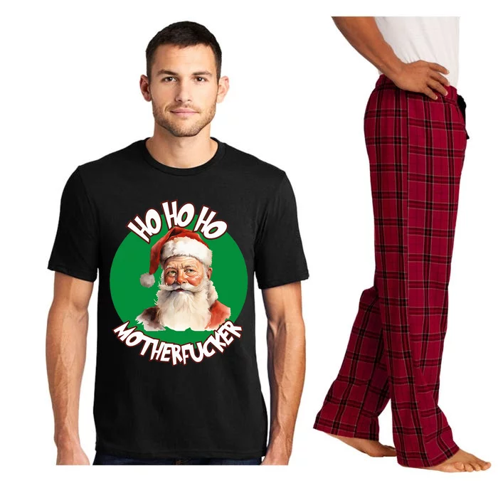 Ho Ho Ho Motherfucker Funny Christmas Party Pajama Set