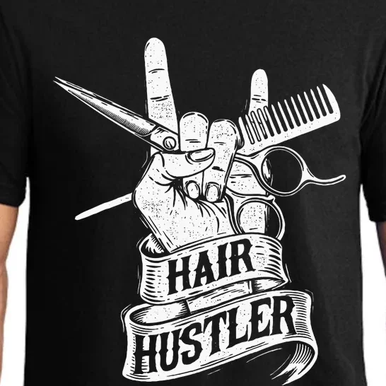 Hair Hustler Hairdresser Hairstylist Haircutter Beautician Pajama Set