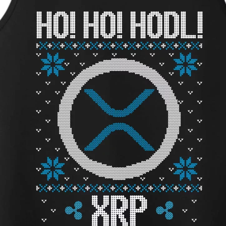 Ho Ho Hodl Xrp Fun Xrp Ripple Cryptocurrency Gear Gift Performance Tank