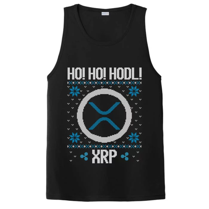 Ho Ho Hodl Xrp Fun Xrp Ripple Cryptocurrency Gear Gift Performance Tank