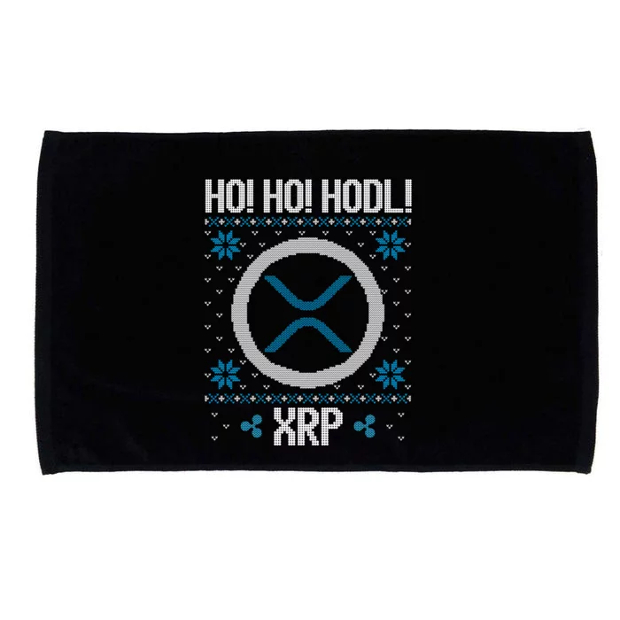 Ho Ho Hodl Xrp Fun Xrp Ripple Cryptocurrency Gear Gift Microfiber Hand Towel