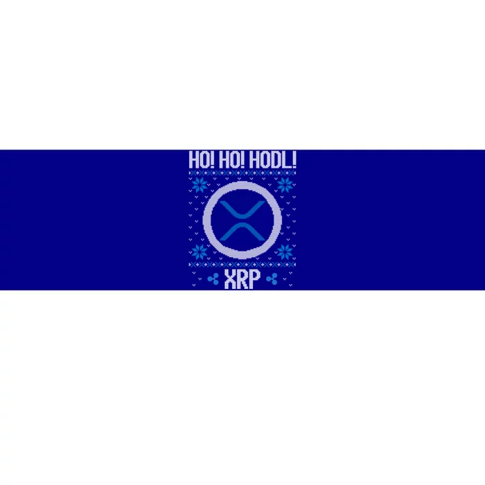 Ho Ho Hodl Xrp Fun Xrp Ripple Cryptocurrency Gear Gift Bumper Sticker