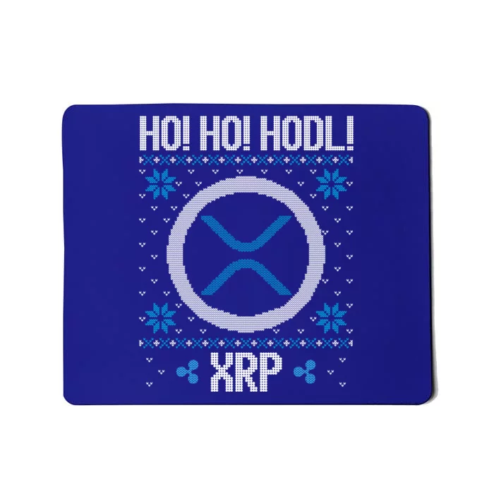 Ho Ho Hodl Xrp Fun Xrp Ripple Cryptocurrency Gear Gift Mousepad