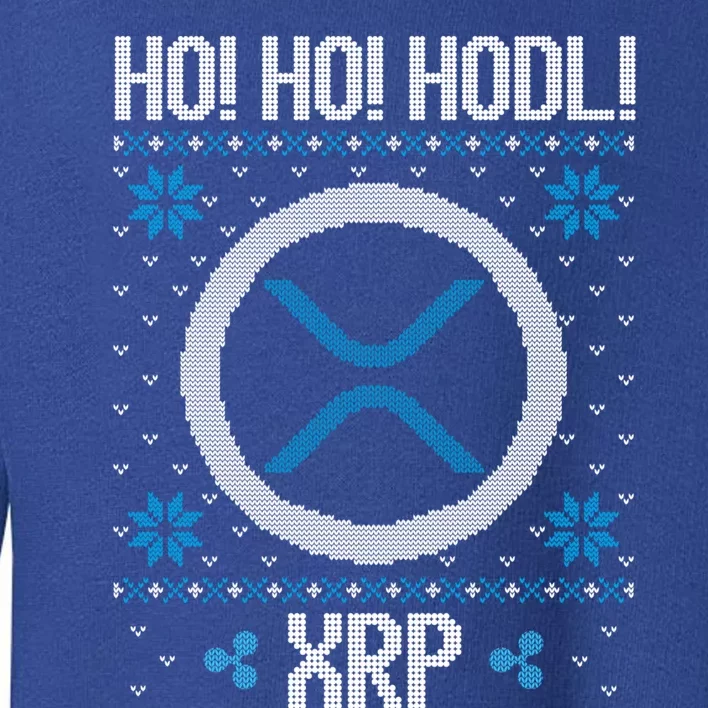 Ho Ho Hodl Xrp Fun Xrp Ripple Cryptocurrency Gear Gift Toddler Sweatshirt