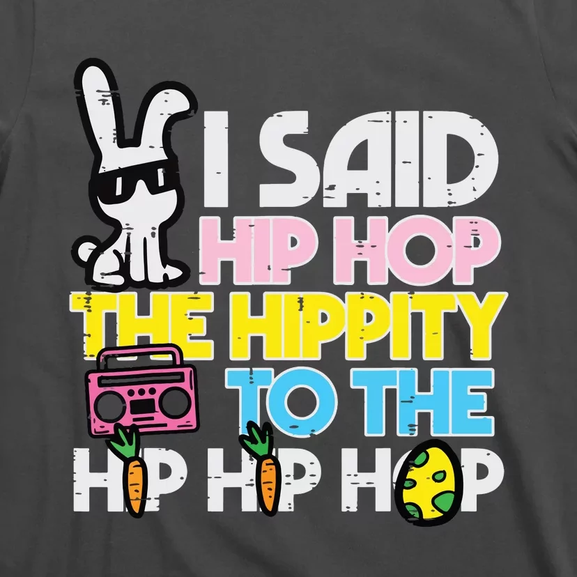 Hip Hop Hippity Easter Bunny Funny Women T-Shirt