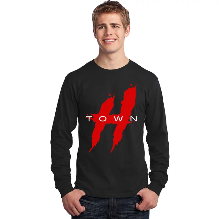 Houston  Htown Hustle Town The H Houston Texas Long Sleeve Shirt