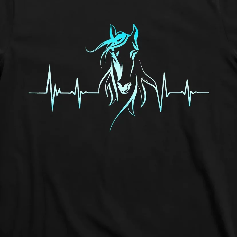 Horse Heartbeat Horse Lover Gifts T-Shirt