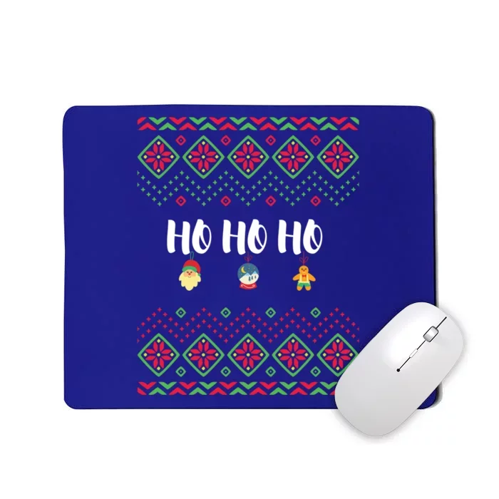 Ho Ho Ho Ugly Santa Christmas Meaningful Gift Xmas Gungerbread Cute Gift Mousepad