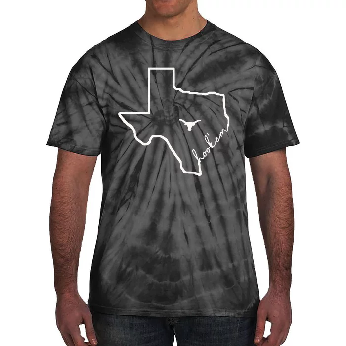 Hook’Em Horns Tie-Dye T-Shirt