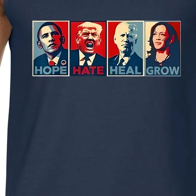 Hope Hate Heal Grow Comfort Colors® Tank Top