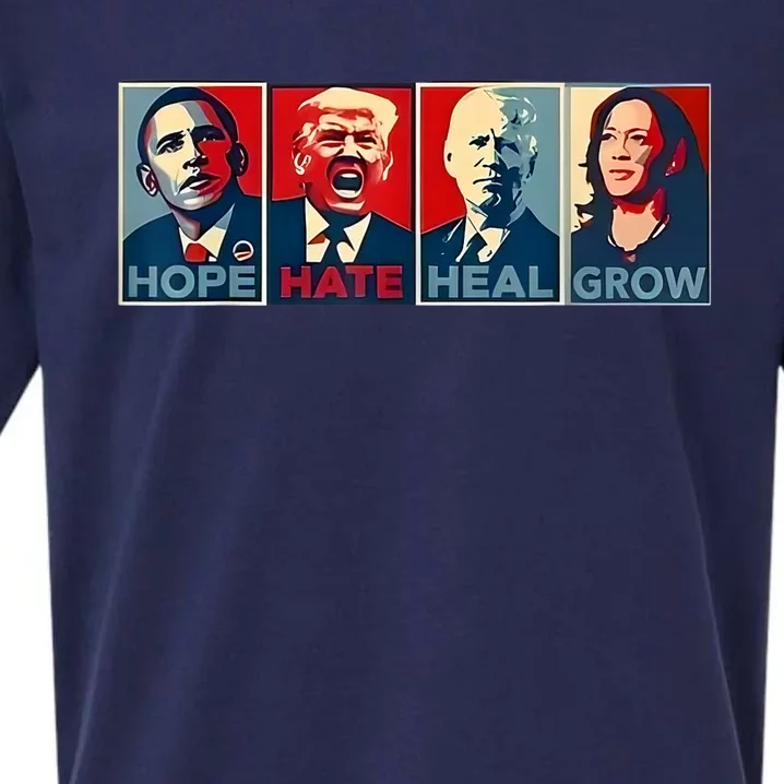 Hope Hate Heal Grow Sueded Cloud Jersey T-Shirt