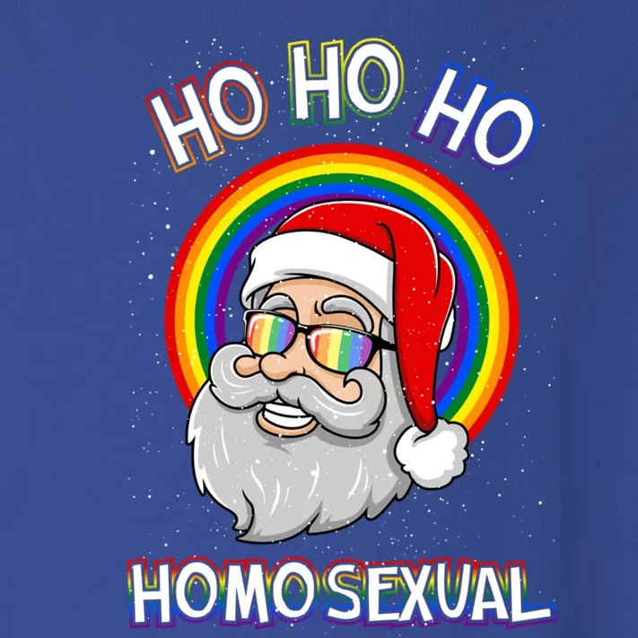 Ho Ho Ho Homosexual Holigays Lgbt Ugly Christmas Sweater Gift Toddler Long Sleeve Shirt