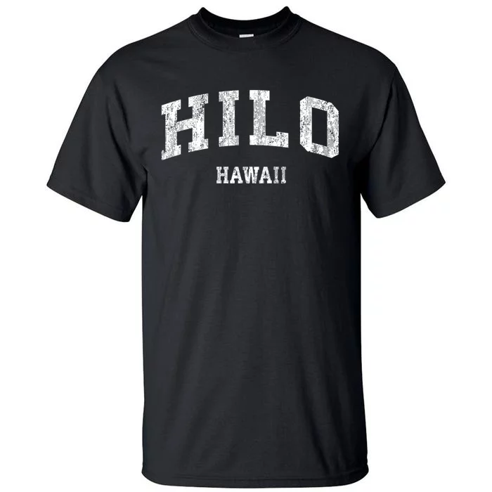 Hilo Hawaii Hi Vintage Varsity Sports Tall T-Shirt