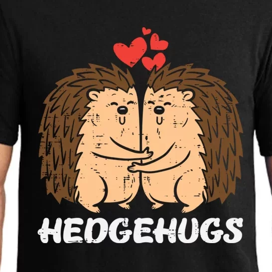 Hedgehugs Hedgehog Hugs Valentines Day Couples Meaningful Gift Pajama Set