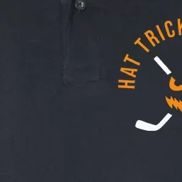 Halloween Hockey Hat Trick Or Treat Ice Hockey Player Softstyle Adult Sport Polo