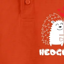 Hedgehugs Hedgehog Hugs Valentine's Day Gift Couple Gift Dry Zone Grid Performance Polo