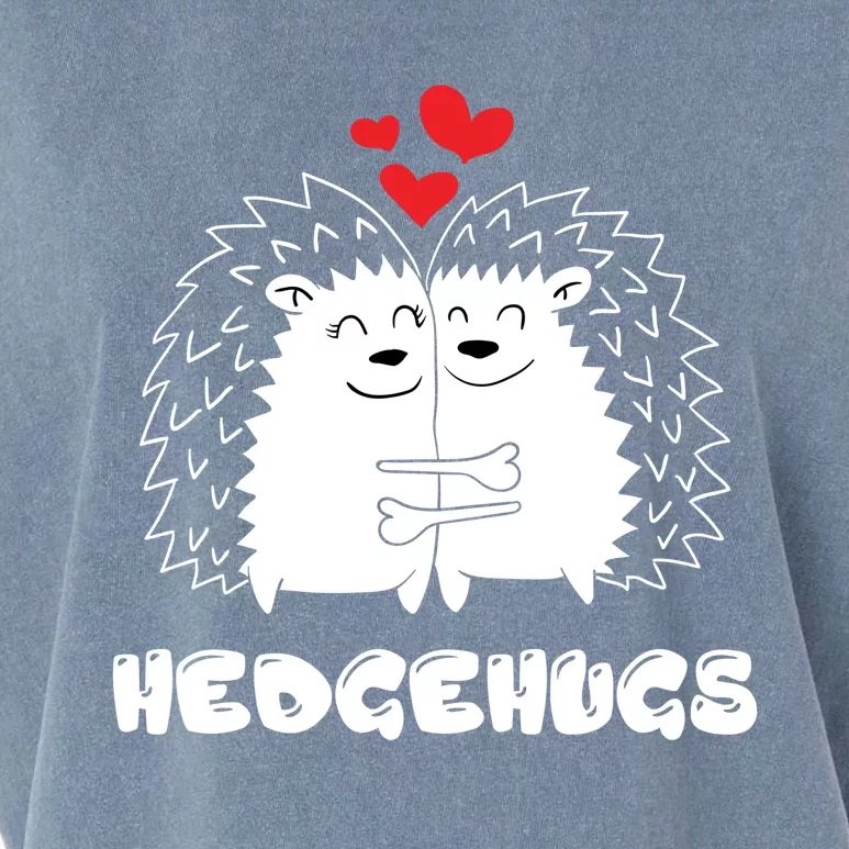 Hedgehugs Hedgehog Hugs Valentine's Day Gift Couple Gift Garment-Dyed Women's Muscle Tee