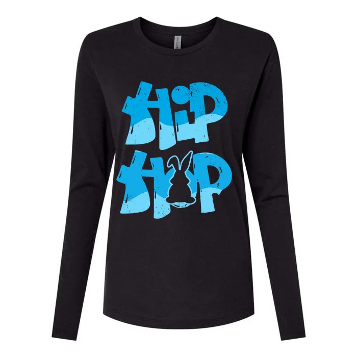 Hip Hop Happy Easter Bunny Day Men Women Womens Cotton Relaxed Long Sleeve T-Shirt