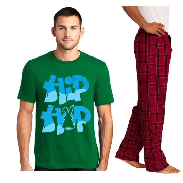 Hip Hop Happy Easter Bunny Day Men Women Pajama Set