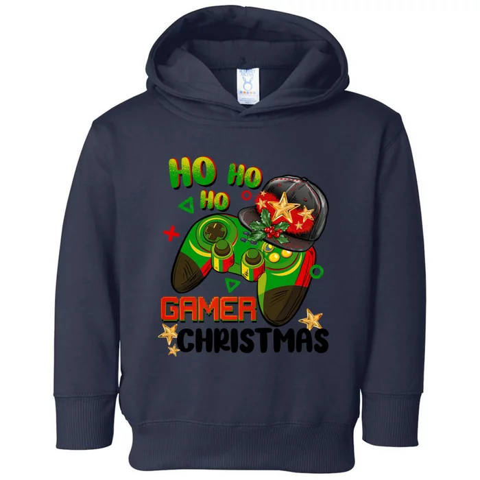 Ho Ho Ho Gamer Christmas Toddler Hoodie