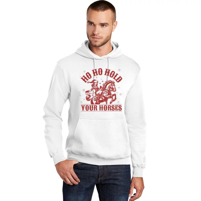 Ho Ho Hold Your Horse Oversized Vintage Washed Hoodie