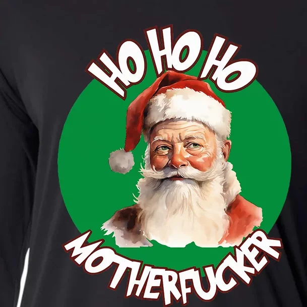 Ho Ho Ho Motherfucker Christmas Party Cooling Performance Long Sleeve Crew