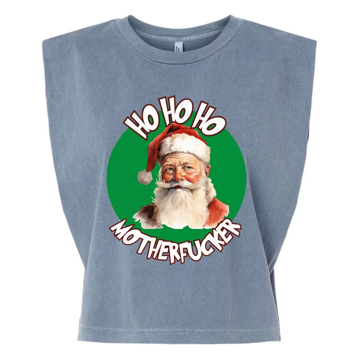 Ho Ho Ho Motherfucker Christmas Party Garment-Dyed Women's Muscle Tee