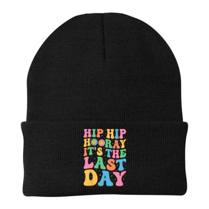 Hip Hip Hooray Its Last Day of School Hello Summer Teacher Knit Cap Winter Beanie