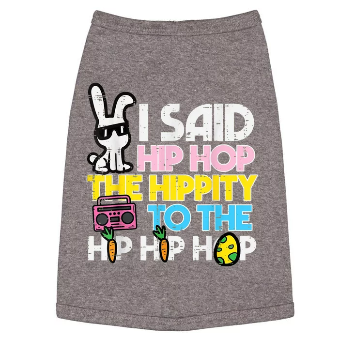 Hip Hop Hippity Easter Bunny Funny Doggie Tank