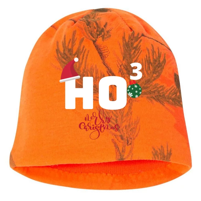 Ho Ho Ho Merry Christmas Ho3 Funny Gift Kati - Camo Knit Beanie