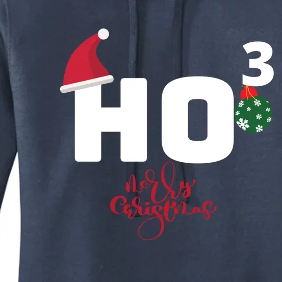 Ho Ho Ho Merry Christmas Ho3 Funny Gift Women's Pullover Hoodie