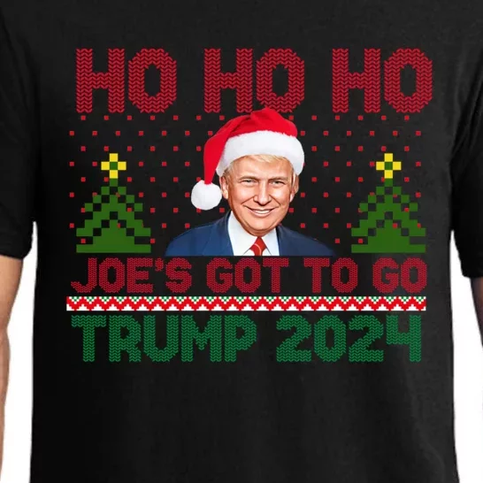 Ho Ho Ho JoeS Got To Go Trump 2024 For President Maga Gift Pajama Set