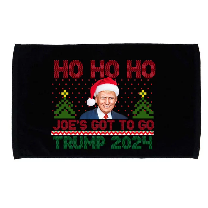 Ho Ho Ho JoeS Got To Go Trump 2024 For President Maga Gift Microfiber Hand Towel