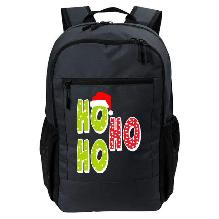 Ho Ho Ho Merry Christmas Festive Daily Commute Backpack