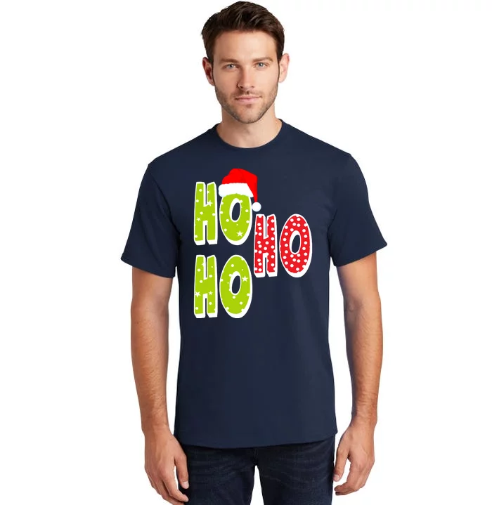 Ho Ho Ho Merry Christmas Festive Tall T-Shirt