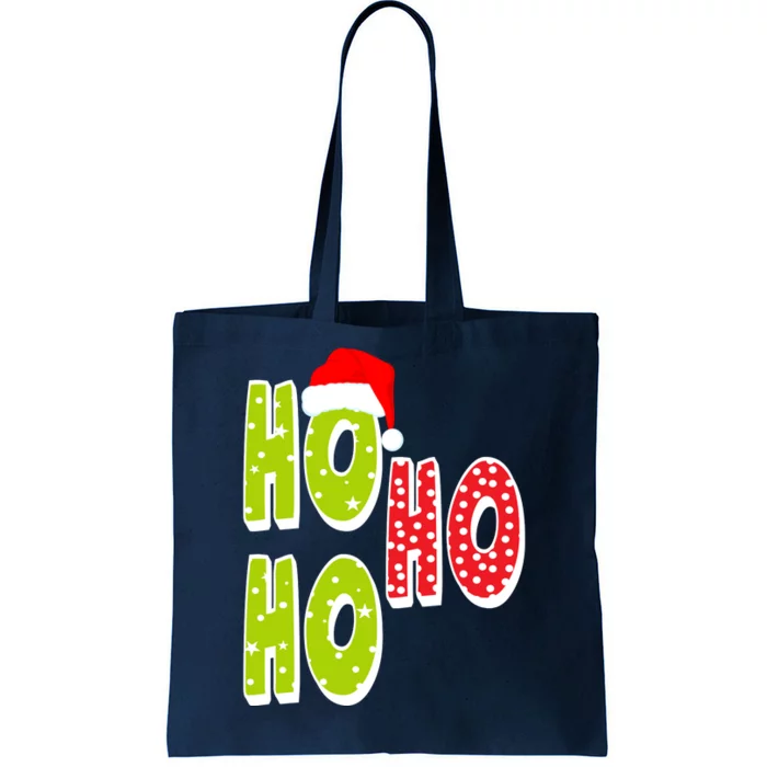 Ho Ho Ho Merry Christmas Festive Tote Bag