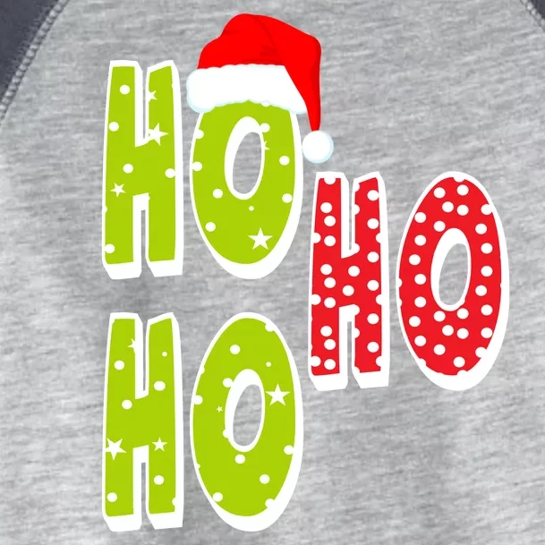 Ho Ho Ho Merry Christmas Festive Toddler Fine Jersey T-Shirt