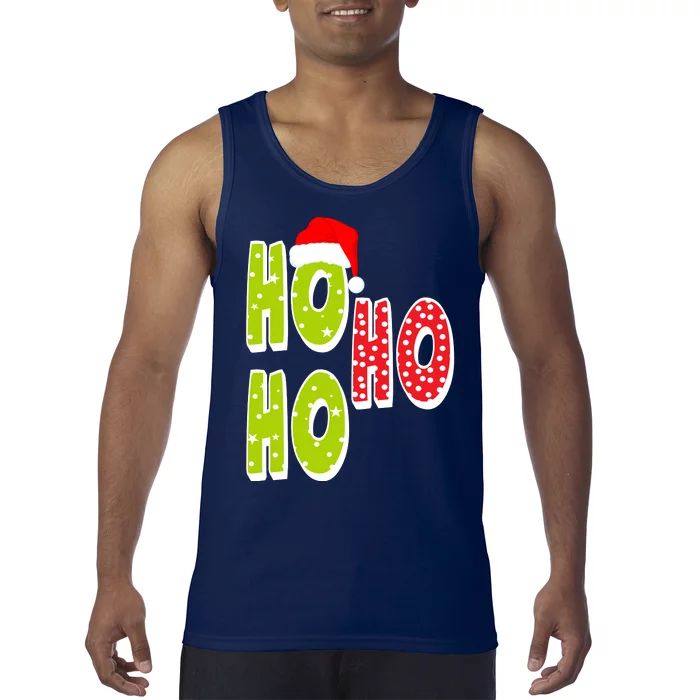 Ho Ho Ho Merry Christmas Festive Tank Top