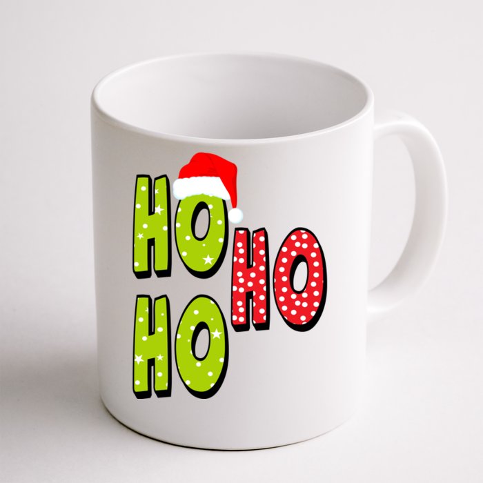 Ho Ho Ho Merry Christmas Festive Front & Back Coffee Mug