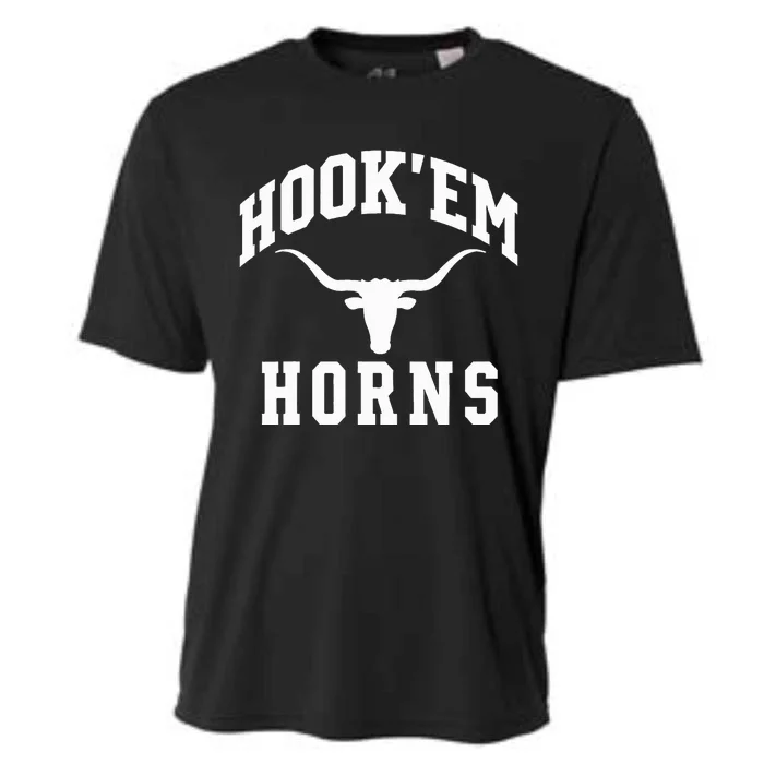 HookEm Horns Cooling Performance Crew T-Shirt