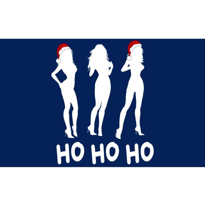 Ho Ho Ho Female Funny Santa Bumper Sticker