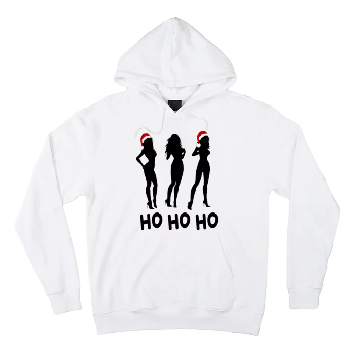 Ho Ho Ho Female Funny Santa Hoodie