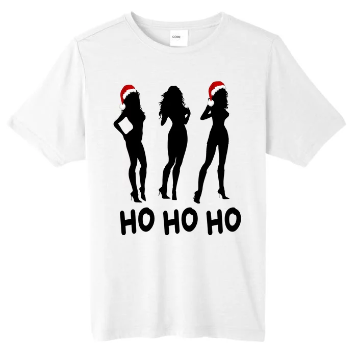 Ho Ho Ho Female Funny Santa ChromaSoft Performance T-Shirt