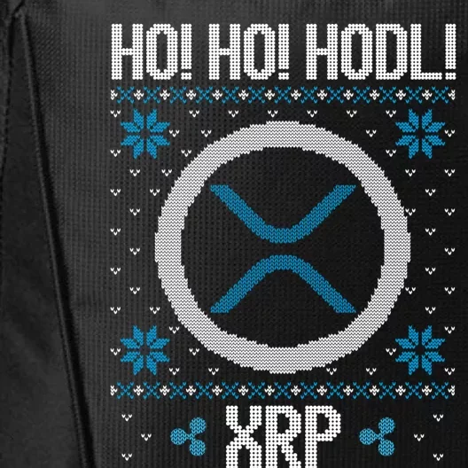 Ho Ho Hodl Xrp Fun Xrp Ripple Cryptocurrency Gear Gift City Backpack